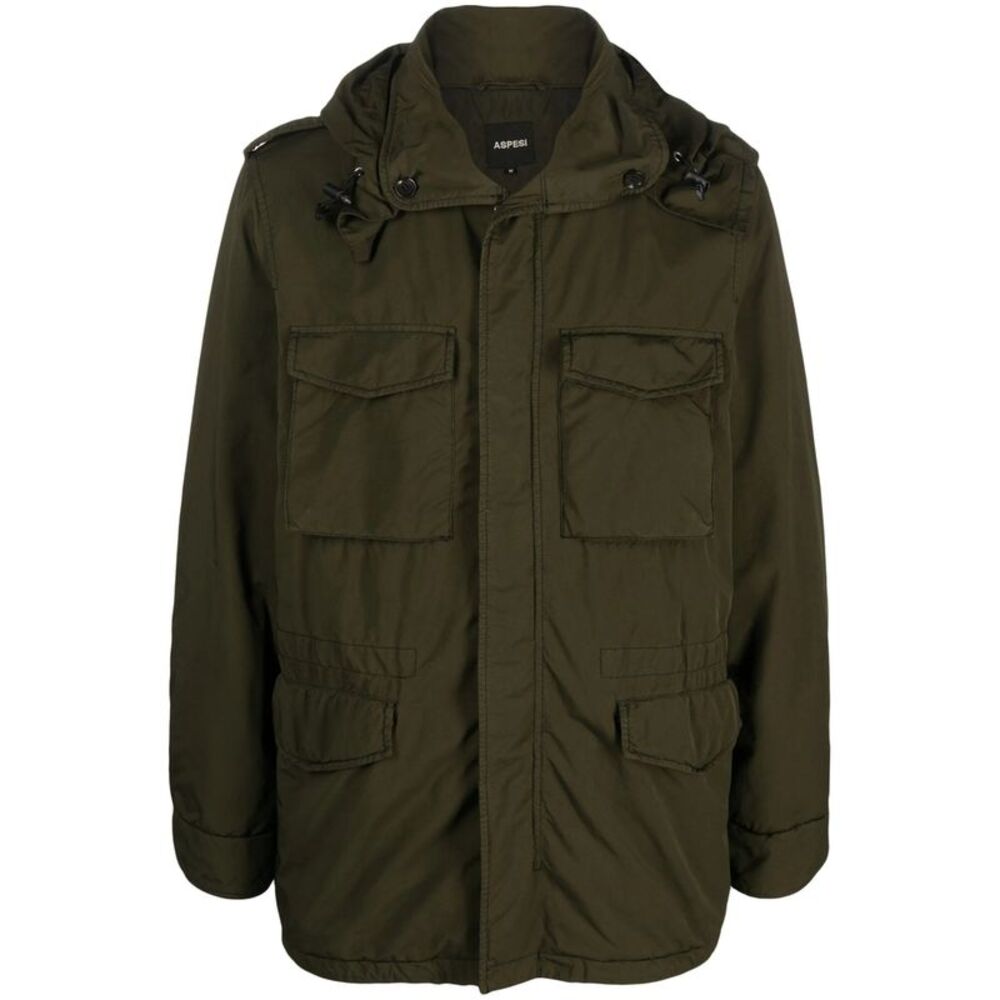 Aspesi Green Jackets - Military Jackets Men